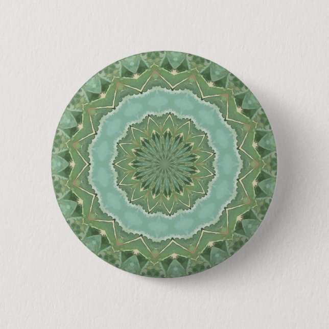 Suckulent Mandala Knapp (Framsida)