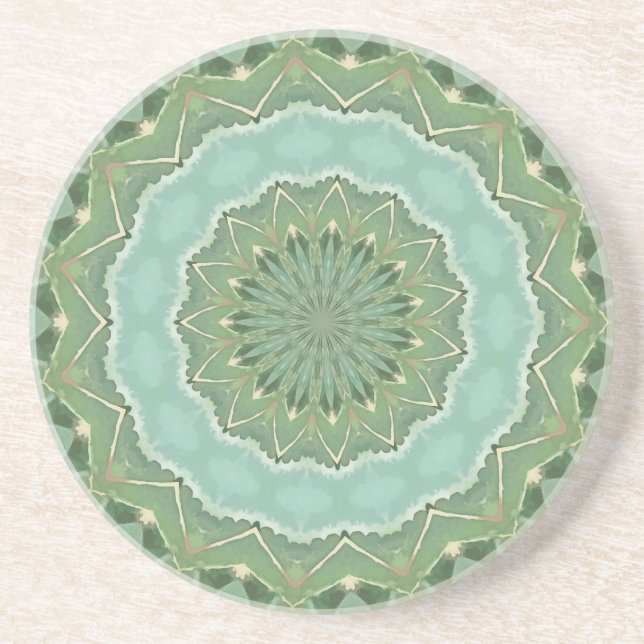 Suckulent Mandala Underlägg (Framsidan)