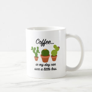 Suckulent vänsterhänt kaffemugg -