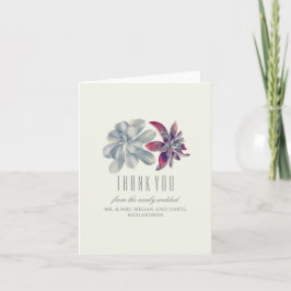 Suckulenter som gifta sig tack kort