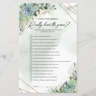 Suckulenter Vet Bruden Verkligen Vem Brudgummen Är