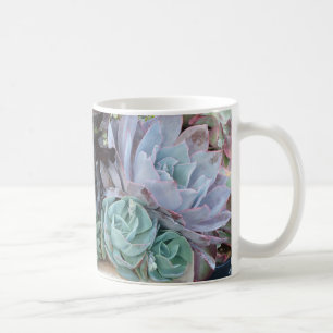 Suckulentträdgårdmugg 2 kaffemugg