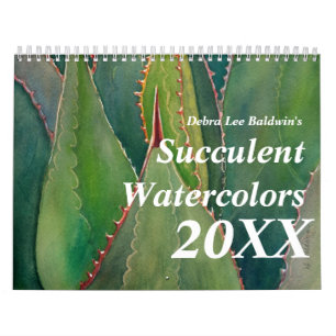 Suckulentvattenfärgkalender 2012 kalender