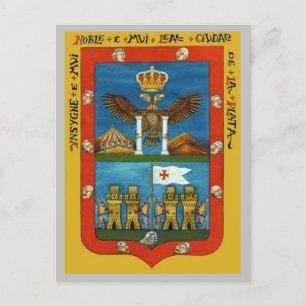 Sucre-försegling, bolivia-vykort vykort