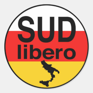 Sud Libero Runt Klistermärke