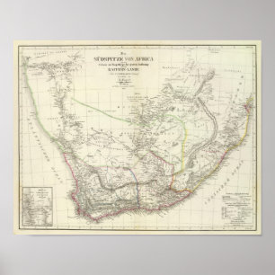 Sud v Afrika - Sydlig Afrika Poster