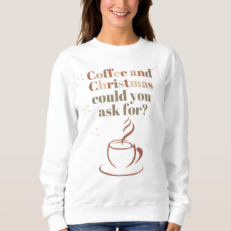 Sudadera Amantes del Café y la Navidad T Shirt