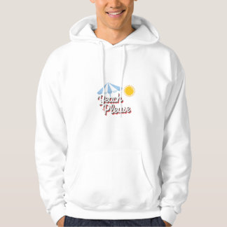 Sudadera con capucha  para hombre Beach please Hoodie