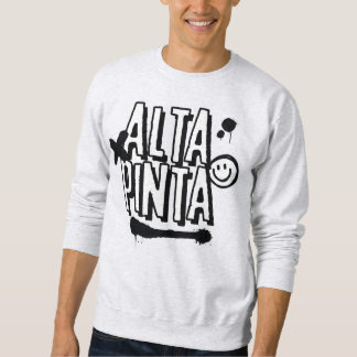 Sudadera con frase lång ärmad tröja