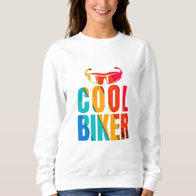 Sudadera Cool Biker y Gafas T Shirt (Framsida)