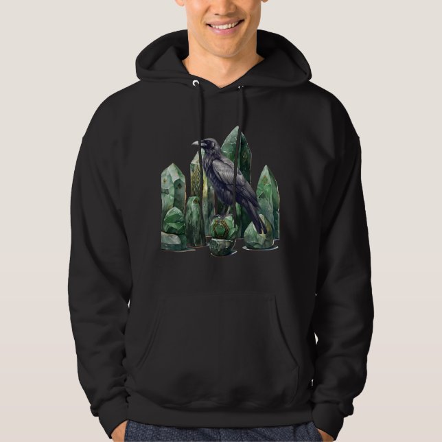 Sudadera Los Monolitos del Cuervo de Odín Hoodie (Framsida)