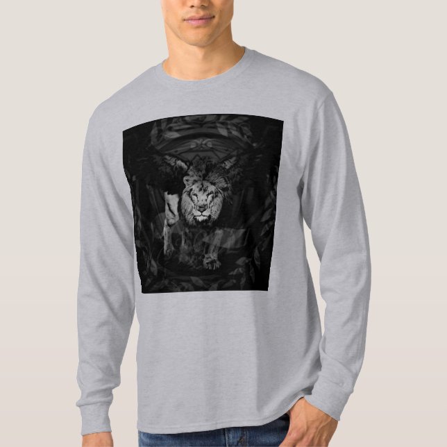 Sudadera Playera Blessed lion hhdfbfjjgmm vjfhd T Shirt (Framsida)