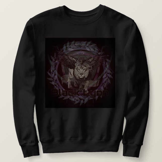 Sudadera Playera Blsed lejon hdfbfjgmm ro Lång Ärmad Tröja (Design framsida)