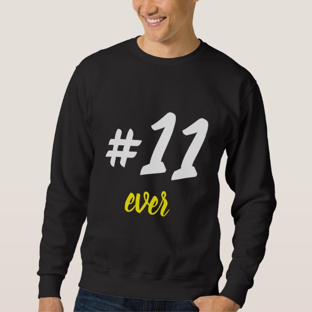 Sudadera Portero #11 ever 2 Lång Ärmad Tröja (Framsida)