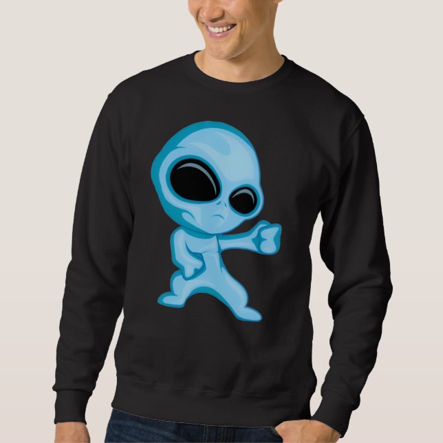 sudadera sencilla con hermoso estampado  lång ärmad tröja (Framsida)