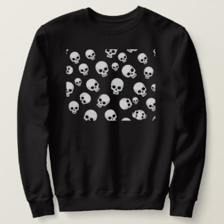 sudadera sencilla con hermoso estampado lång ärmad tröja