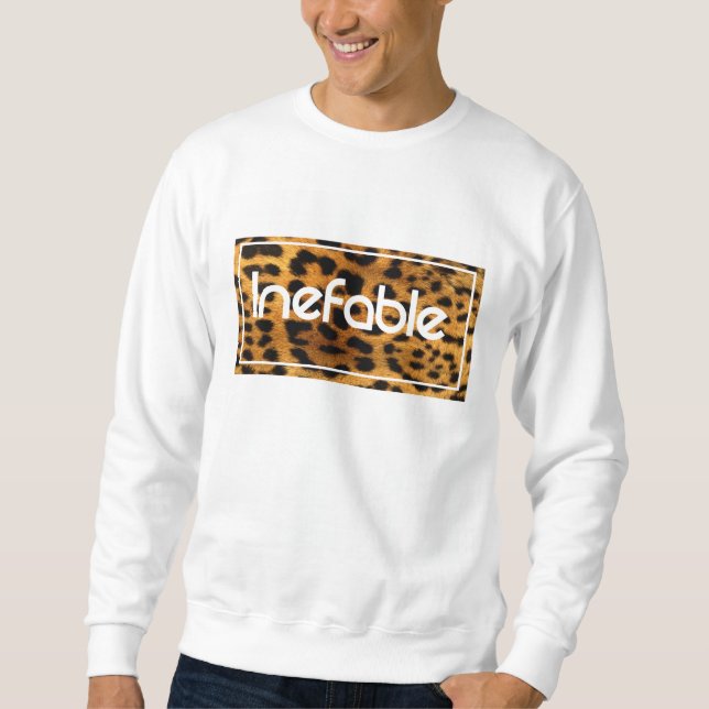 Sudadera sweatshirt ANIMAL básica logo INEFABLE (Framsida)