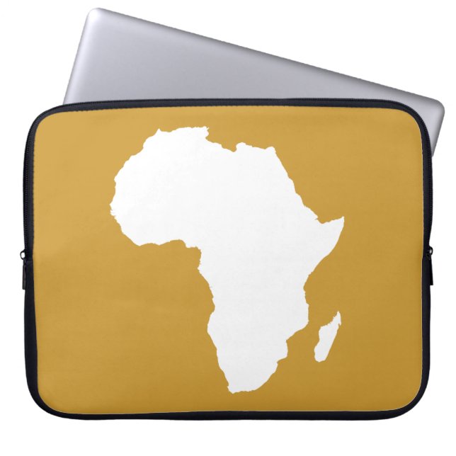 Sudan Brown Audacious Afrika Laptop Fodral (Framsidan)