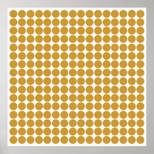 Sudan Brown Safari Dot Poster