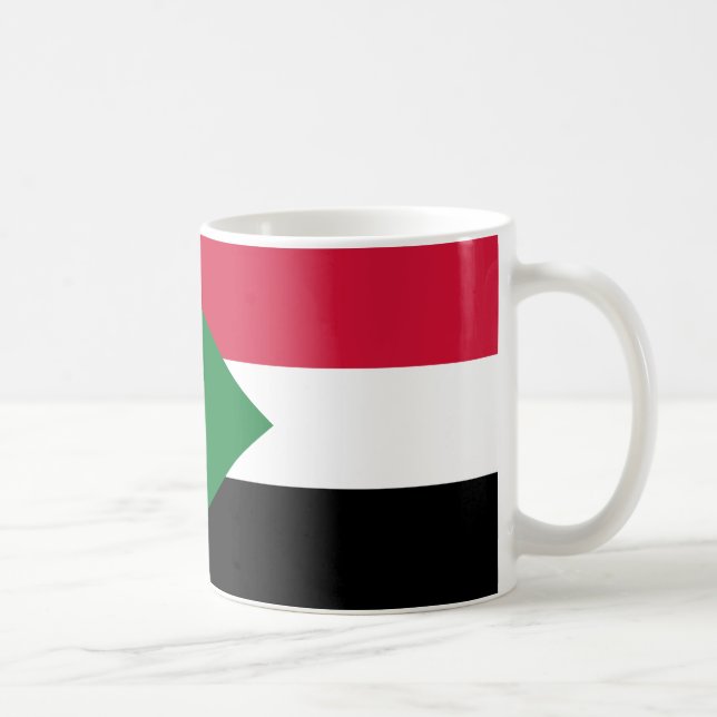Sudan Flagga Ceramic Coffee Mugg (Höger)