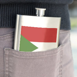 Sudan flagga fickplunta