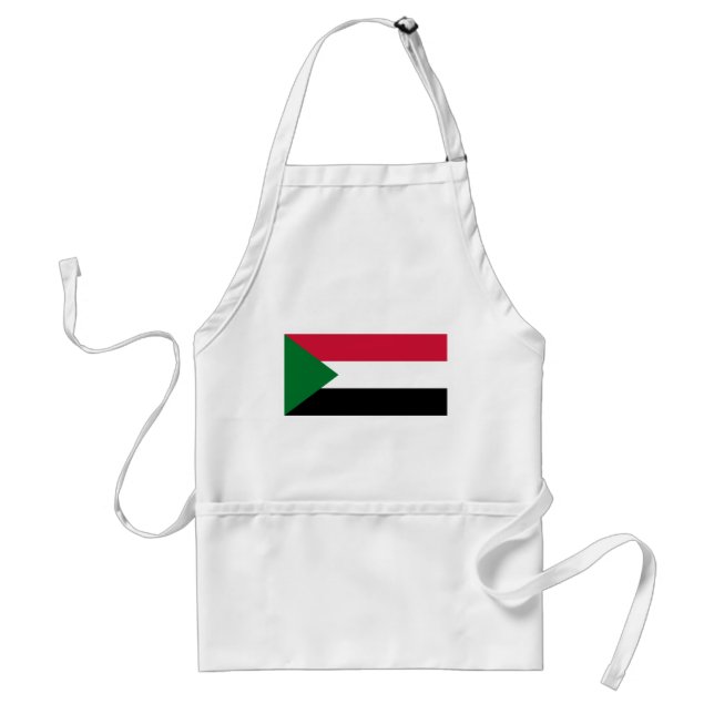 Sudan flagga förkläde (Framsidan)