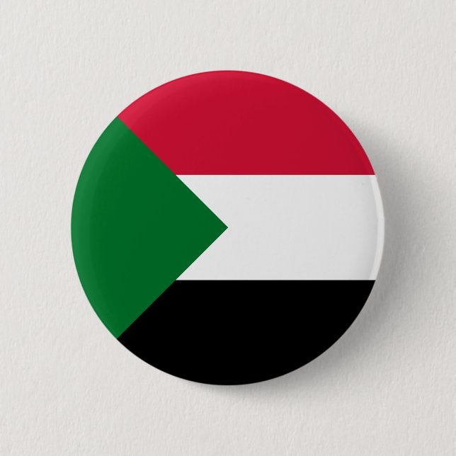 Sudan flagga knapp (Framsida)