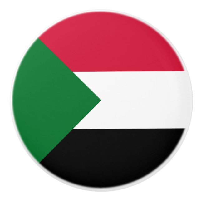 Sudan flagga knopp (Framsidan)