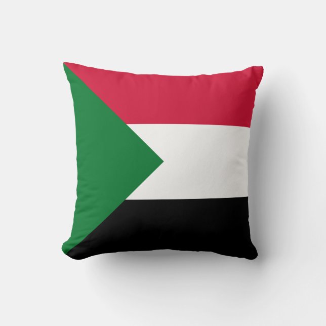 Sudan flagga kudde (Framsida)