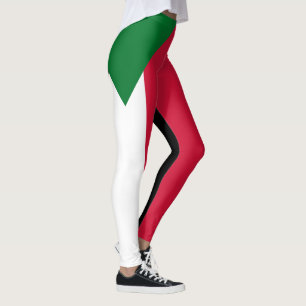 Sudan flagga leggings