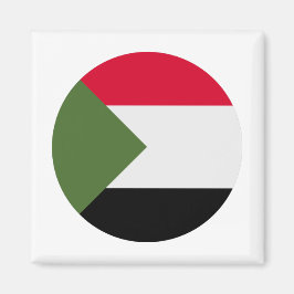 Sudan Flagga Magnet