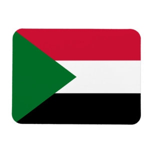 Sudan flagga magnet