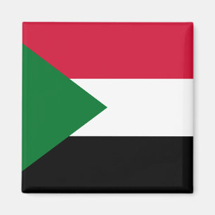 Sudan Flagga Magnet
