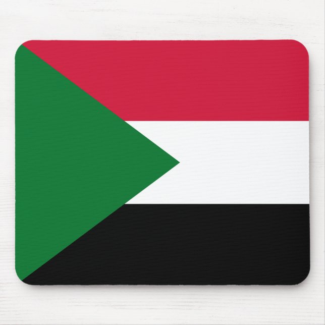 Sudan flagga musmatta (Framsidan)