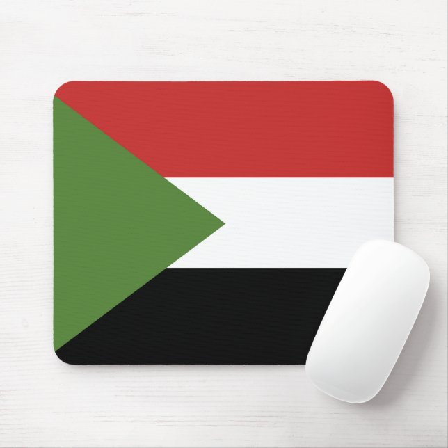 Sudan flagga musmatta (Med mus)