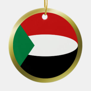 Sudan Flagga Ornament
