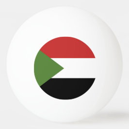 Sudan flagga pingisboll