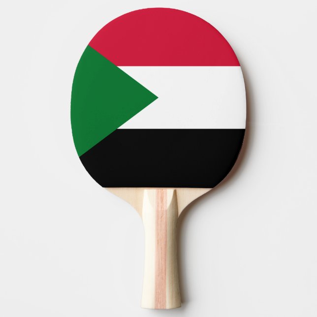 Sudan Flagga Pingisracket (Framsidan)