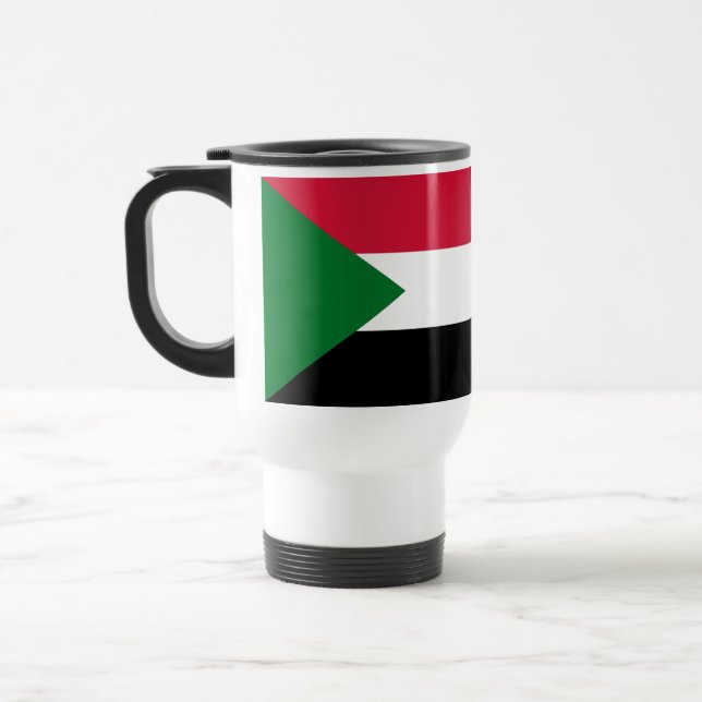 Sudan flagga resemugg (Vänster)