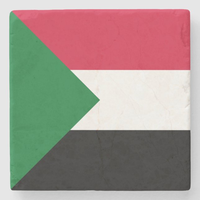 Sudan flagga stenunderlägg (Framsidan)