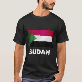 Sudan Flagga T Shirt