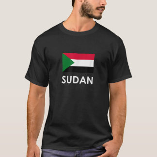 SUDAN Flagga T Shirt T Shirt