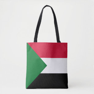 Sudan flagga tygkasse