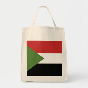 Sudan flagga tygkasse
