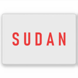Sudan flagga under Afro-asiatiska konferensen 1955 Klistermärken