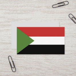 Sudan flagga visitkort