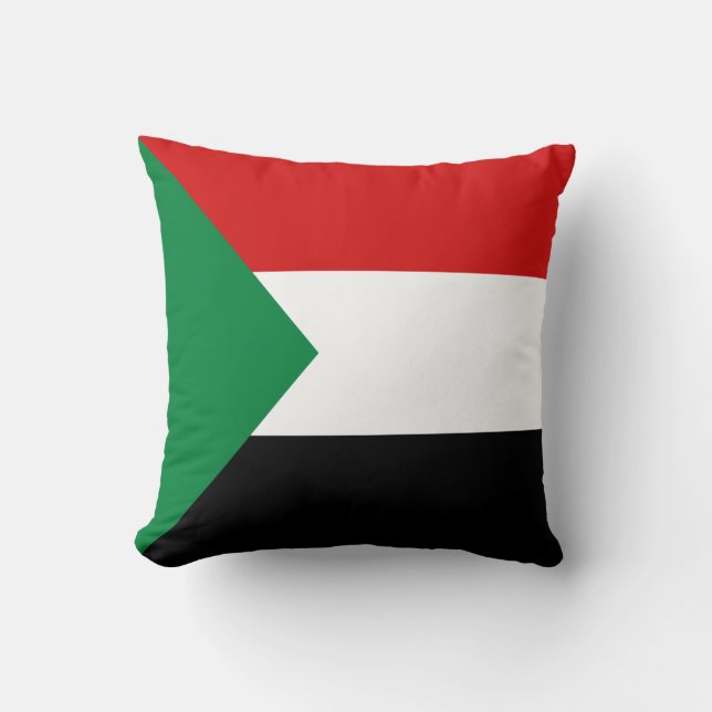 Sudan Flagga x Flaggkudde Kudde (Framsida)