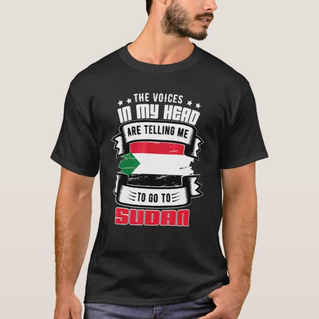 Sudan i mitt huvud t shirt (Framsida)