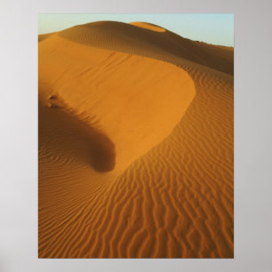 Sudan, norra (Nubia), sanddyner i öknen Poster