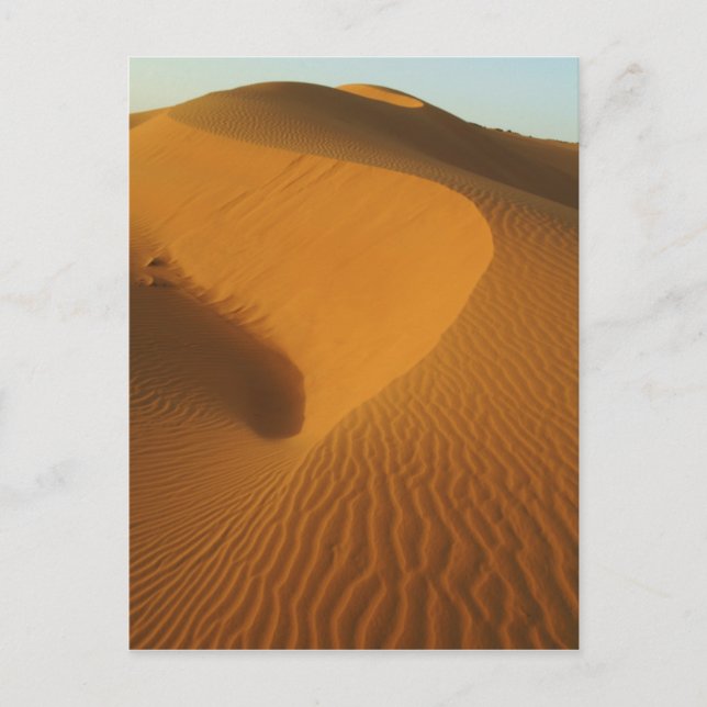 Sudan, norra (Nubia), sanddyner i öknen Vykort (Framsida)